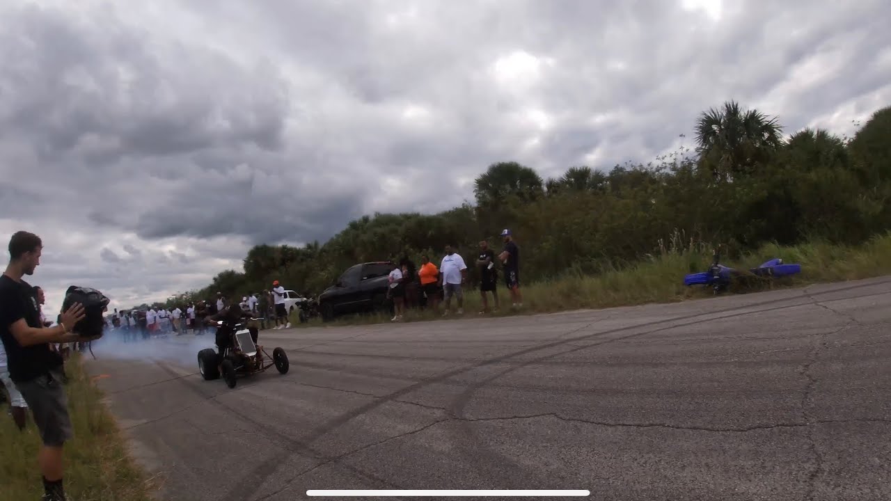 Yamaha banshee racing for big money - YouTube