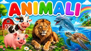30 Min - Impariamo Gli Animali 🦁🐬🐮 Video Educativo Per Bambini Della Scuola Materna E Prescolare screenshot 3