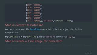 Extracting Daily Population Data from Yearly Plots using Python