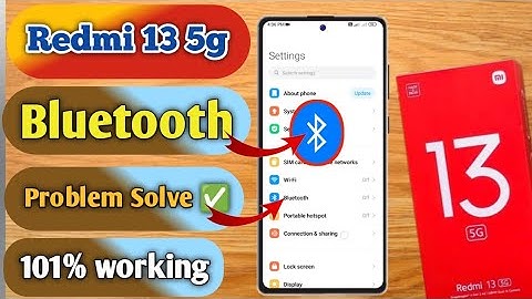 redmi 13 5g bluetooth problem, redmi 13 5g bluetooth connect problem, redmi 13 5g