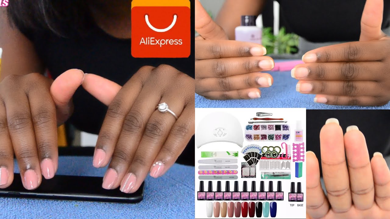 JE TESTE LE KIT ONGLES ALIEXPRESS SUR MES VRAIS ONGLES 💅🏽/15€ 😱