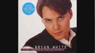 Video thumbnail of "Bryan White - I'm Not Supposed to Love You Anymore (with lyrics)"