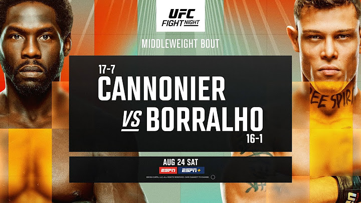 UFC Vegas 96: Cannonier vs. Borralho - August 24th | Fight Promo
