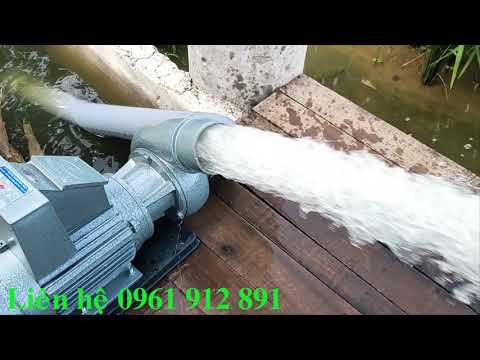 Video Mô tơ bơm nước 2 ngựa chạy ống 90 siêu mạnh - youtube