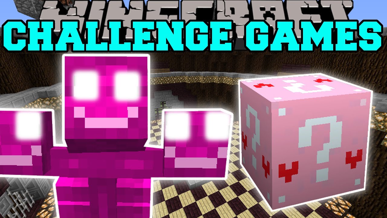 Minecraft: PINK WITHER CHALLENGE GAMES - Lucky Block Mod 