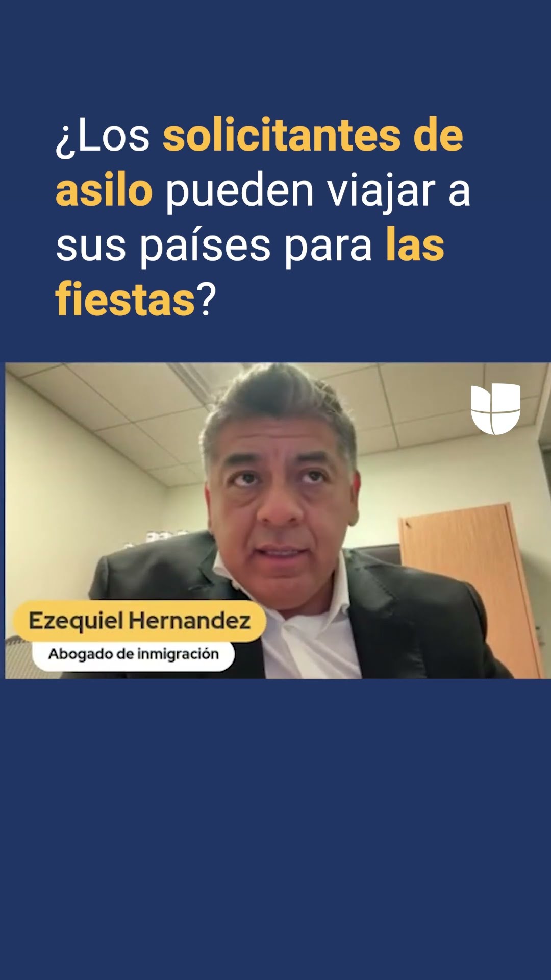 ¿Los solicitantes de asilo en EEUU pueden viajar a sus países para las fiestas?