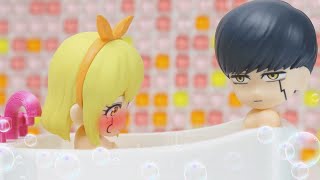Mash and Lemon take a bath together【MASHLE】【Stop motion】【Nendoloid】