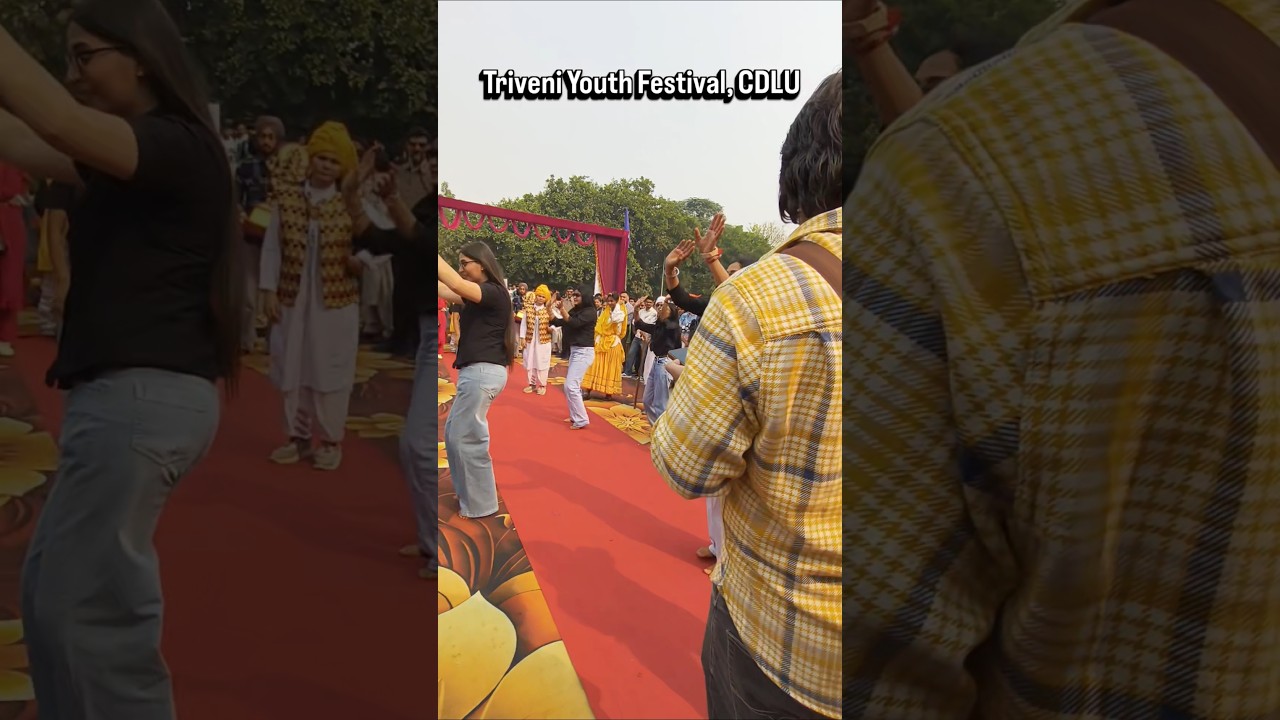 Youth festival vibes at CDLU😍