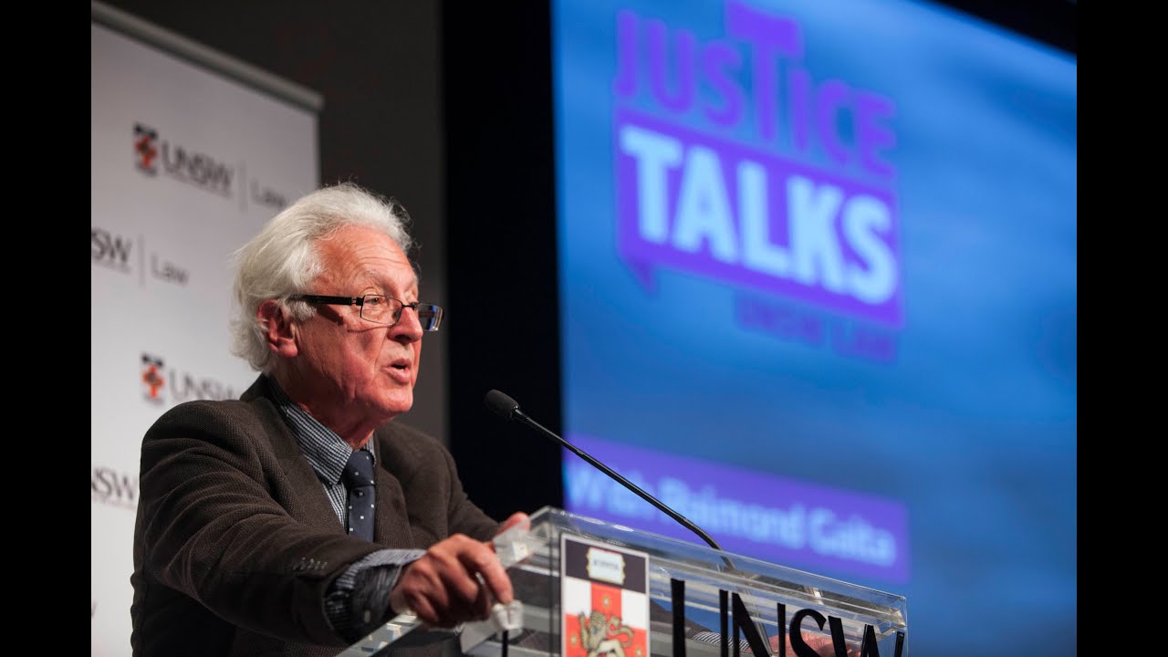 2014 Justice Talks Lecture with Raimond Gaita