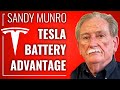 SANDY MUNRO on Tesla's Battery Tech Domination