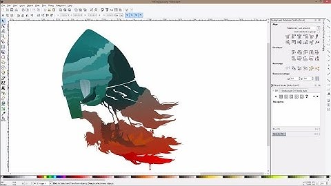 Viking god - Inkscape time lapse illustration