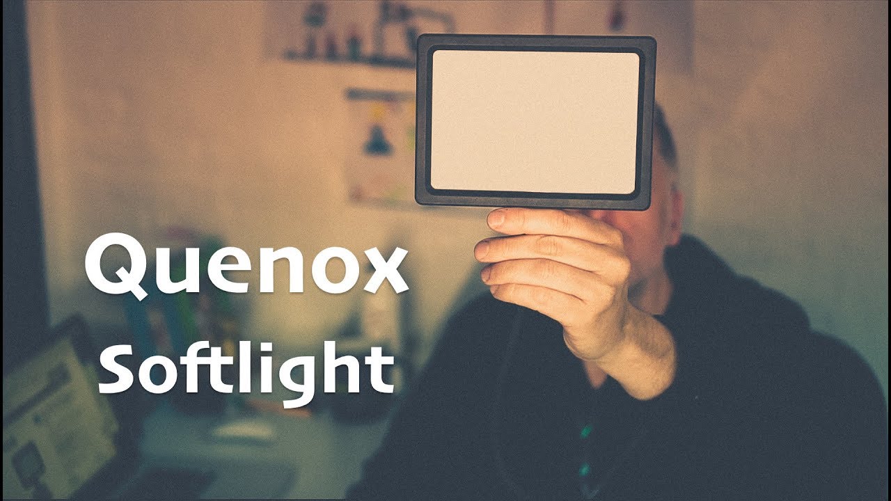 Quenox Softlight LED-Videoleuchte - Mobiles Licht für kleines Geld 