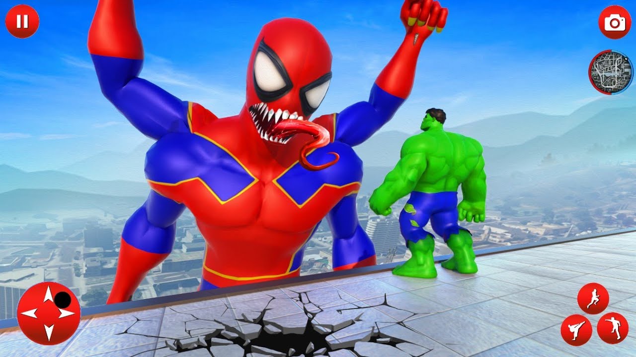 Monster Spider Superhero City Rescue Fighting - Android GamePlay