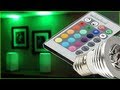 LED LIGHTS - Magic Lighting LED Light Bulb Controlled w/ Remote With 16 Different Colors And 5 Modes