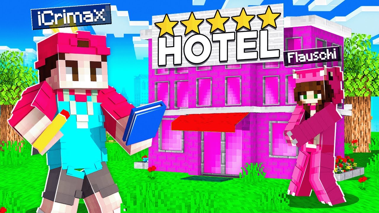 Ich TESTE das NEUE HOTEL in MINECRAFT!