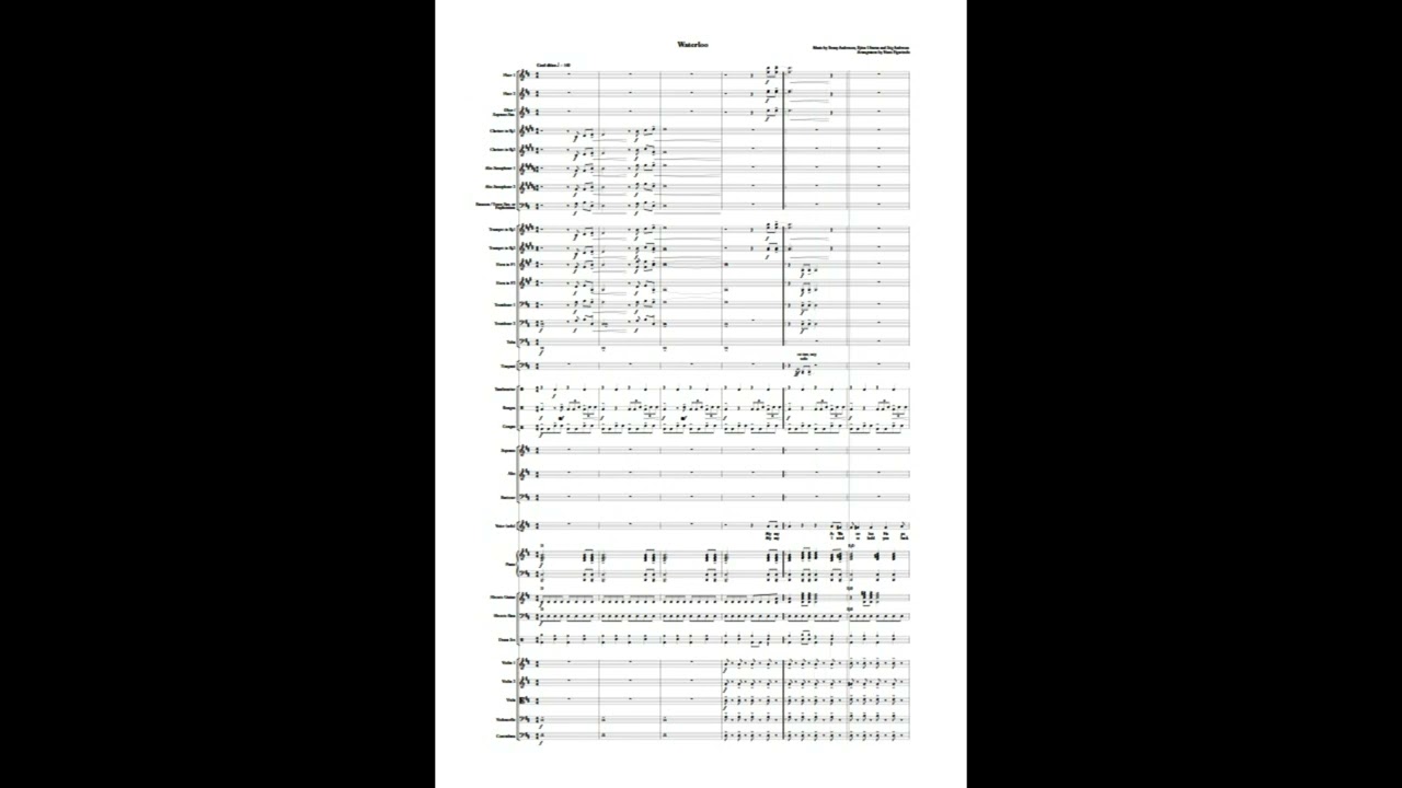 Waterloo - ABBA  (FullScore)