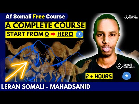 Af Somali For Beginners A Complete Free Course Start From 0 Hero 2024 