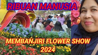 RIBUAN MANUSIA MEMBANJIRI FLOWER SHOW 2024 VICTORIA PARK HONGKONG