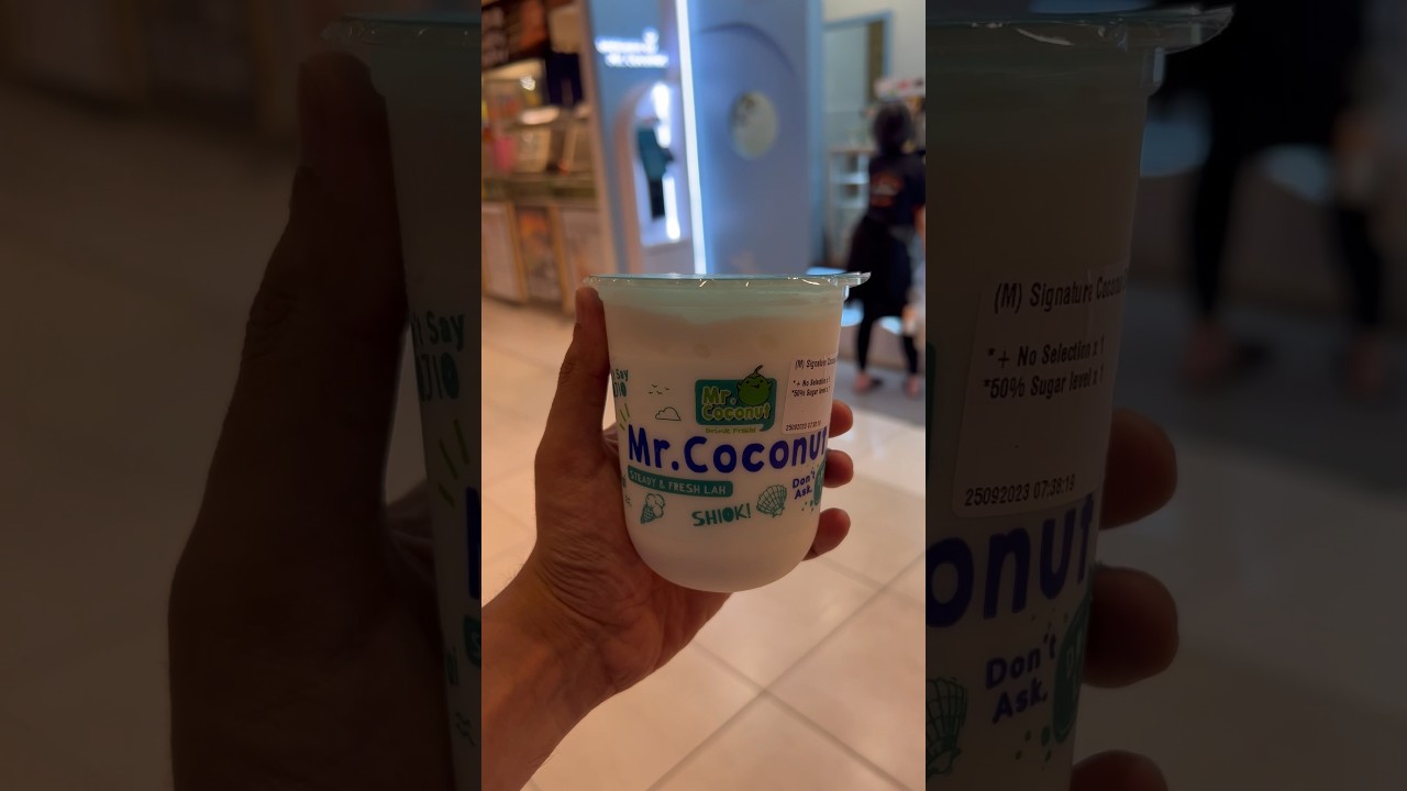 The viral Mr. Coconut in Singapore