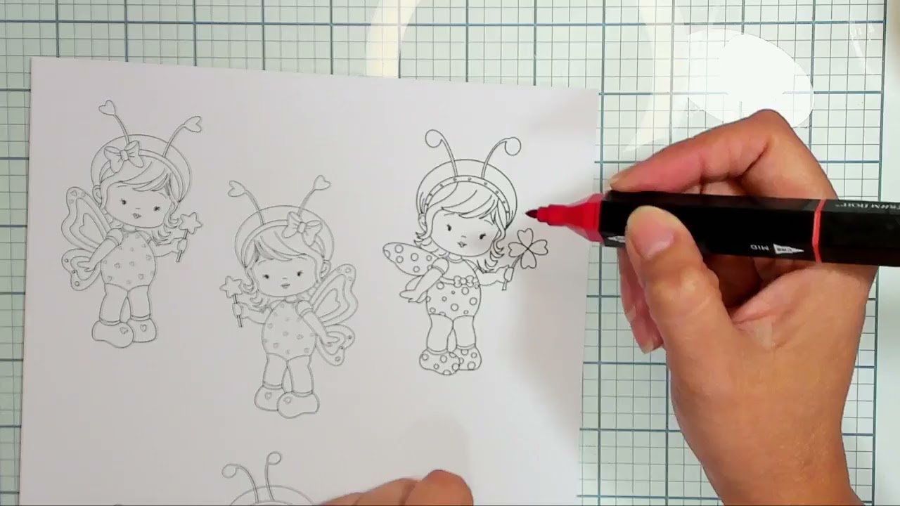 Coloreo de digistamps Baby bichitos