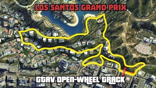 Los Santos Grand Prix F1 GTAV OpenWheel Track PS4