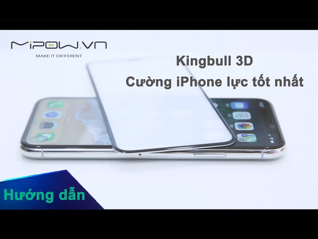 Kính cường lực MIPOW KINGBULL 3D cho iPhone  - MIPOW KINGBULL 3D FOR IPHONE