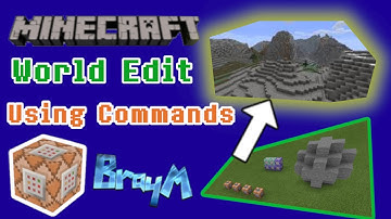Minecraft How To Make World Edit Command Block Tutorial | Xbox One, PS4, Windows 10, MCPE