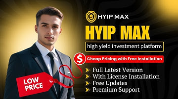 [Latest Version] HYIP MAX - high yield investment platform (In Cheap Price)