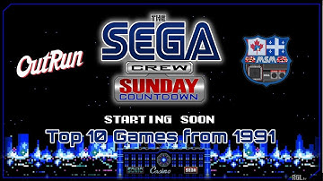 OutRun LIVE for SegaCrew on RetroGamingLiveTV | Sunday Countdown | Top 10 Genesis Games from 1991