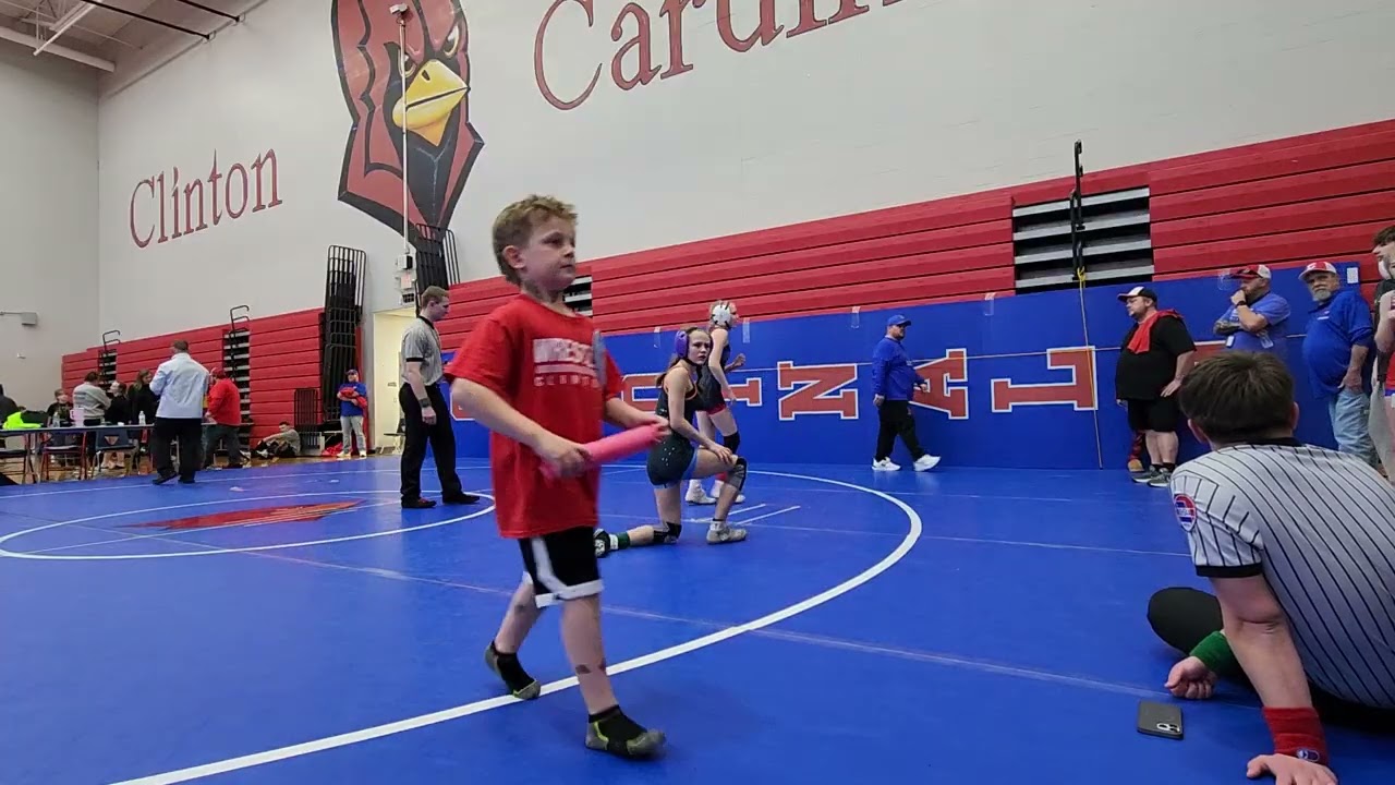 Clinton Youth Wrestling Tournament 2026 Round 4 D. Simmons vs C. Jolley