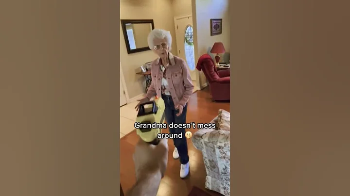#gunfight #grandma #funny #video