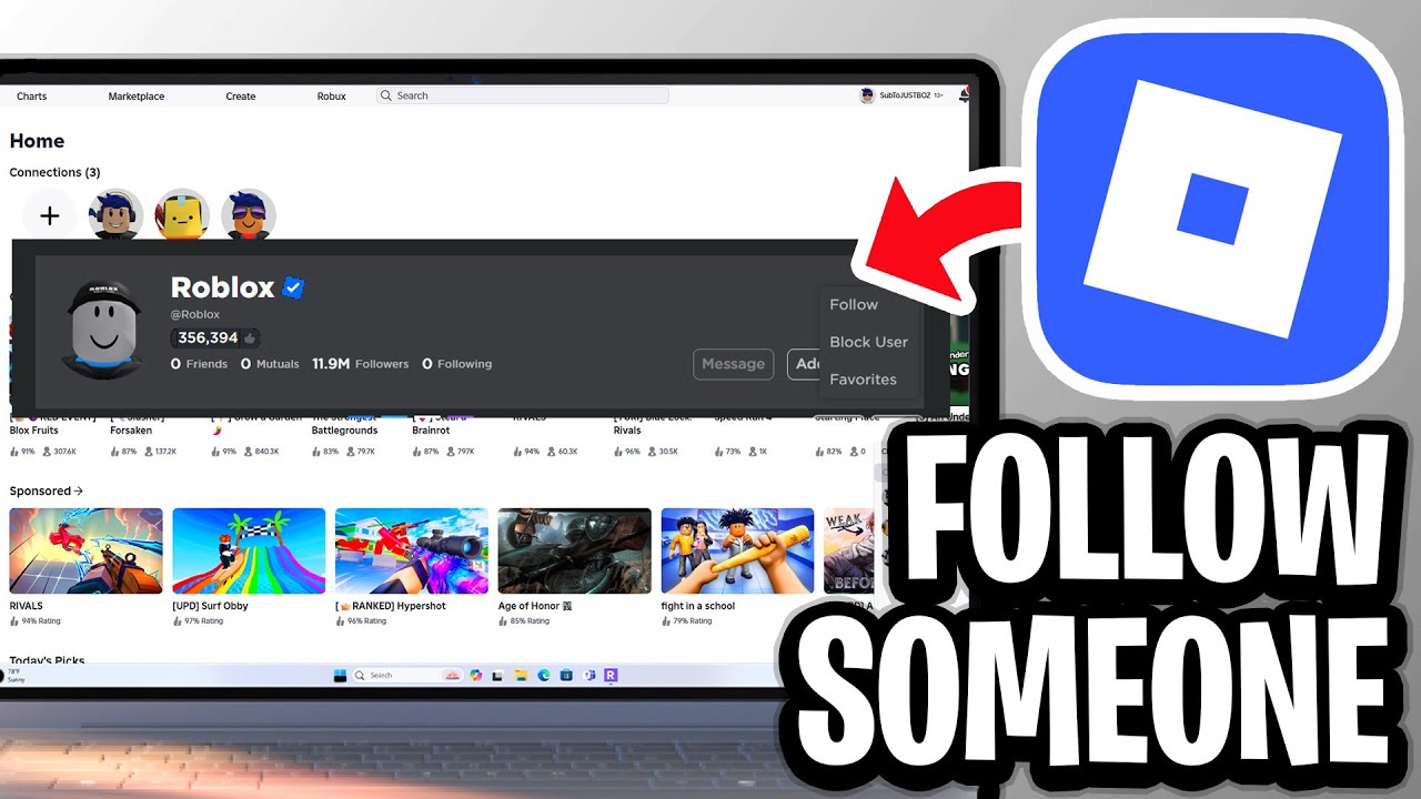 How To Follow Someone On Roblox Full Guide YouTube 