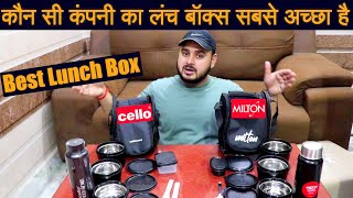 Best Lunch Box Set | Milton vs Cello Brand | Which Company Lunch box is best | Tiffin box for Office