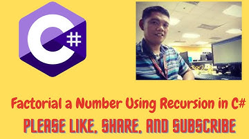 Factorial a Number Using Recursion in C#