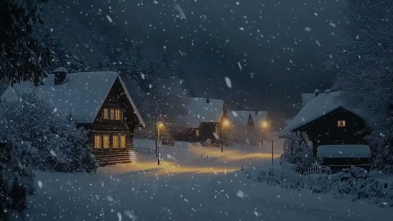 Soft Blizzard Calm | Snowstorm Sounds for Deep Sleep and Relaxation