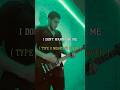 I Don’t Wanna Be Me – ( Type O Negative Cover ) #cover #guitar #music #typeonegative #petersteele