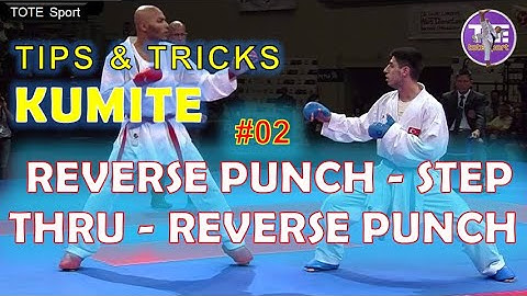 Tips & Tricks Kumite #02: REVERSE PUNCH - STEP THRU - REVERSE PUNCH