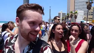 Didn't Know TEL AVIV PRIDE Was This Crazy + Street Food Tour
