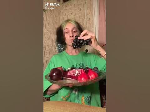 Корейка Даша фиолетовая еда челлендж - YouTube