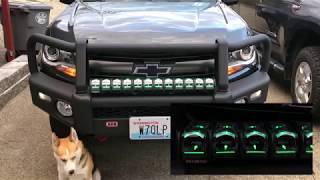 Rigid Industries Adapt Light Bar Feature Review and Test at night