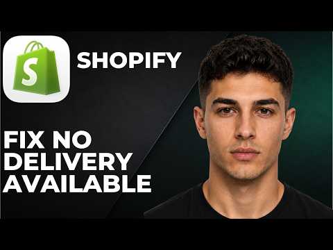 How To Fix No Delivery Available On Shopify  (Step By Step Beginner Tutorial 2026)