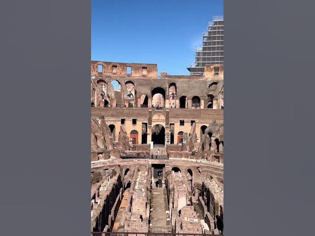 Visiting the Colosseum in Rome #shorts