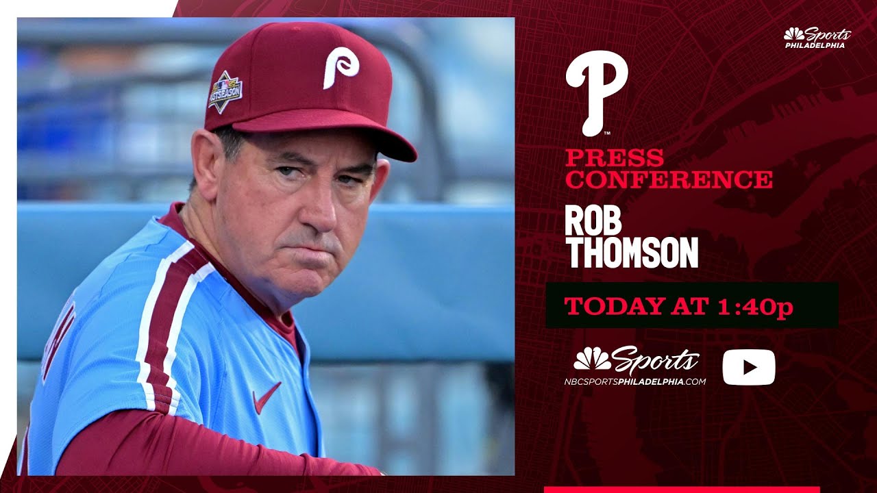Rob Thomson Live from MLB Winter Meetings | Today at 1:40p