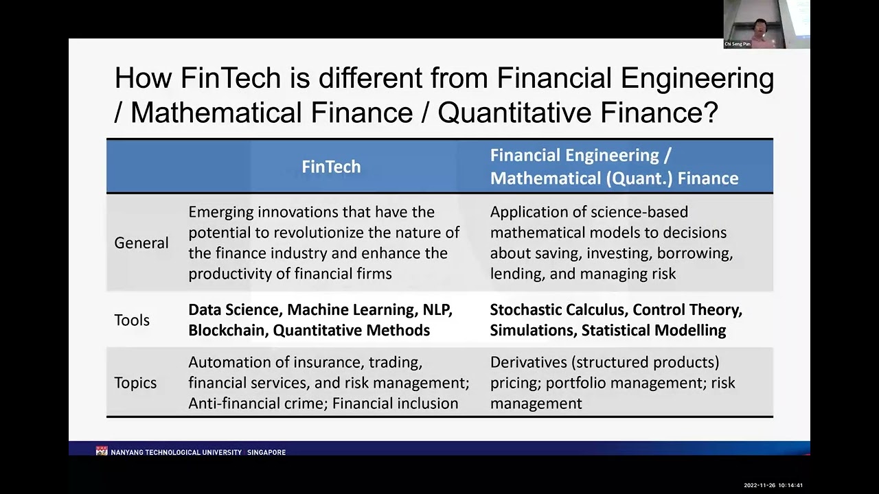 Master of Science in Financial Technology | College of Science | NTU  Singapore