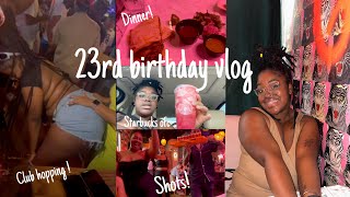 23rd birthday vlog| lush | birthday freebies | birthday dinner | club hopping