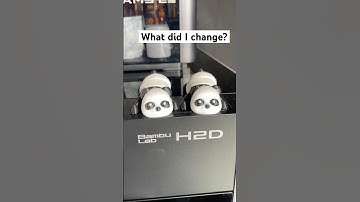 What setting did I change? Bambulab H2D #bambulabh2d #bambulab #h2d #3dprinting #fyp #3dprinted