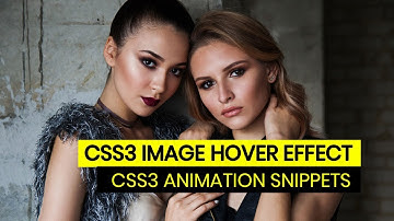CSS Image Hover Effect | Tutorial for Beginners | CSS3 Animation Snippets
