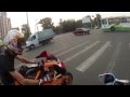 Прохват по Томску. Honda CBR 1000RR &amp; Yamaha R6 ч.2