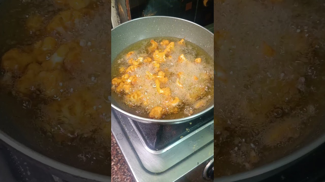 crispy cauliflower pakoda evening snacks street food cauliflower recipee