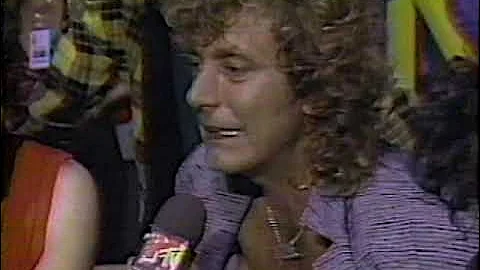 Led Zeppelin - Live Aid Backstage Interview, July ...